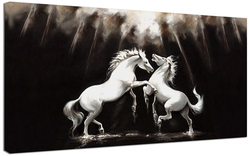 Quadro moderno cavalli danza - moderno,