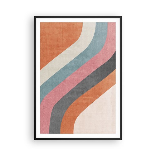 Poster 70x100cm linee - poster, pastello