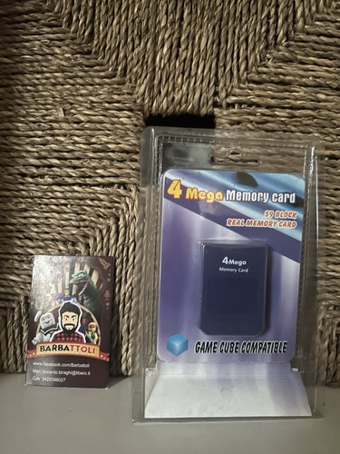Memory card nintendo game - card, cube