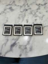 4 schede di memoria Sony 240GB XQD serie G - Ottime condizioni