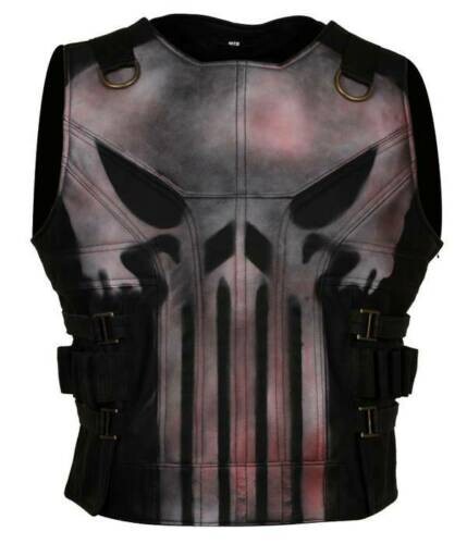 Costume gilet moto nero - gilet,