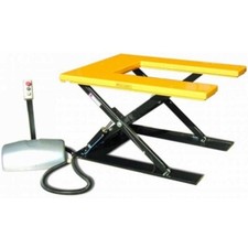 Piattaforma elevatrice elettrica trifase singolo pantografo pianale cm.145x114xh