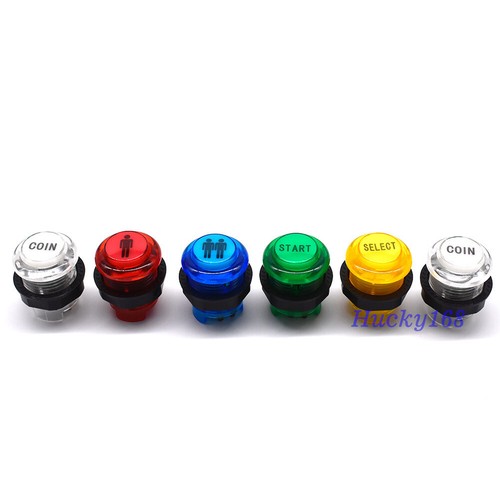 Pulsanti led arcade 28mm - pulsanti,