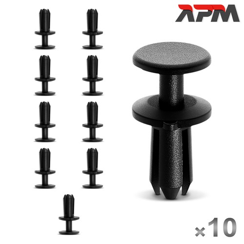 10x clip fissaggio paraurti - 10x,