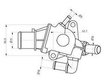 VALVOLA TERMOSTATO ALFA ROMEO