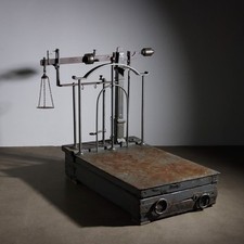 Bilancia Antica Ferro Legno Italia XX Secolo Originale