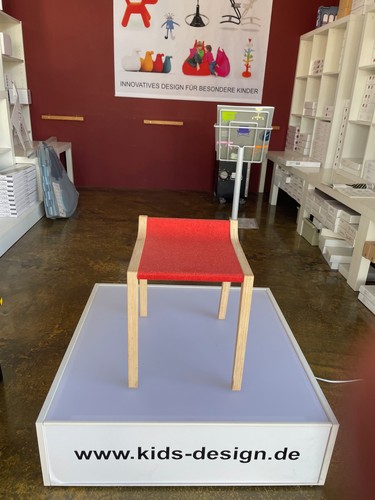 Pezzo esposizione rosso - pezzo,
