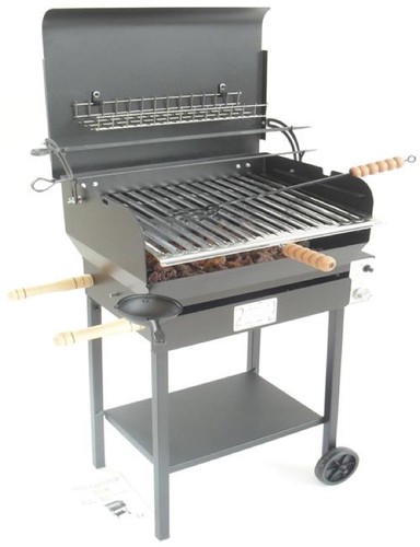 Barbecue gas con pietra - a,