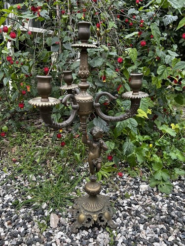 Candelabro antico con - candelabro, in