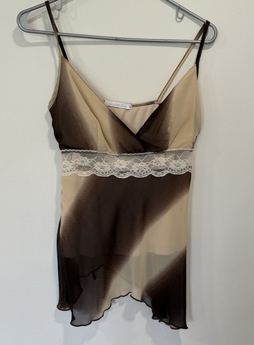 Y2k vintage pizzo orlo raso - vintage,