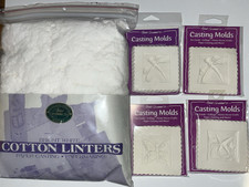 Lotto di 4 stampi per colata