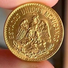 MESSICO 10 PESOS 1959 ORO GOLD