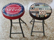 Sgabelli vintage pieghevoli