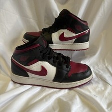 Nike Jordan 1 rossa, bianca e nera GS UK taglia 6
