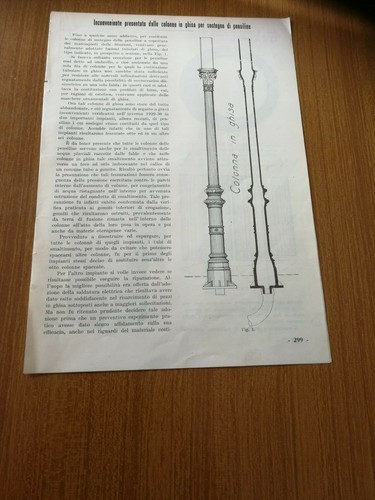 1928 colonne ghisa - 1928, in