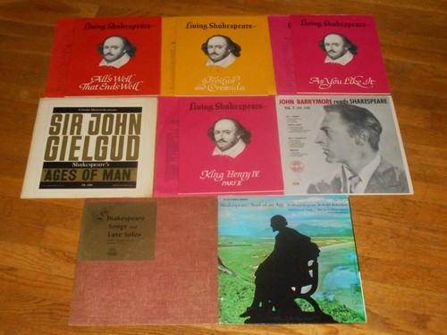 William shakespeare lot lp - william,