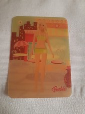 Carta Barbie in plastica vecchia vintage