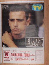 Poster Originale Concerto Eros Ramazzotti Forlì 05/05/1990 70X100 Cm