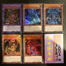LOTTO 5 CARTE HAMON, URIA E RAVIEL italiano YUGIOH rarità ULTRA yu-gi-oh!