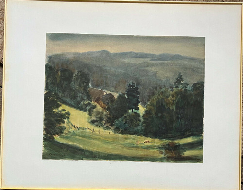 Acquerello montagna e - ::acquerello,