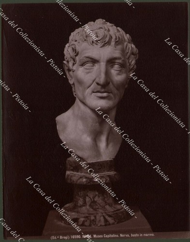 Nerva busto marmo museo - marmo,,