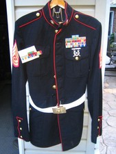 Uniforme blu US Marine Gunery