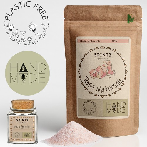 Sale naturale rosa - 500, grana