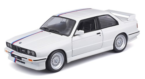 Bmw e30 1988 bianco - m3, bianco-blu-rot