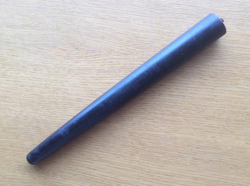Black wood furniture leg - furniture, retro