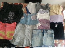 Lotto 8 stock 10 pezzi abbigliamento misto donna TG.S