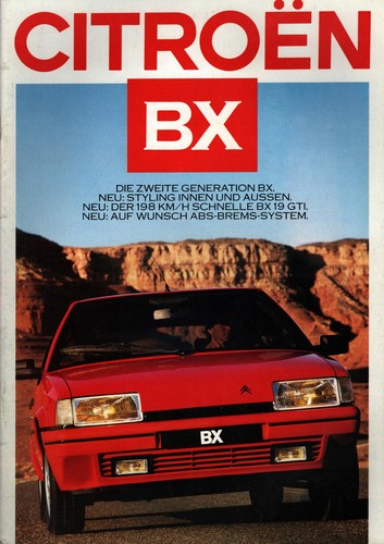 Brochure citroen 1986 - citroen,