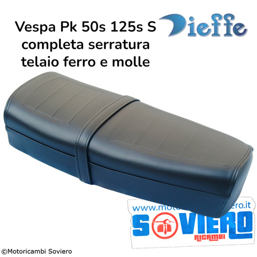 Sella lunga nera vespa 50s - sella, pk