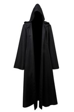Costume cosplay Star Wars Dark Jedi Sith Darth Vader veste nera Halloween nuovo!