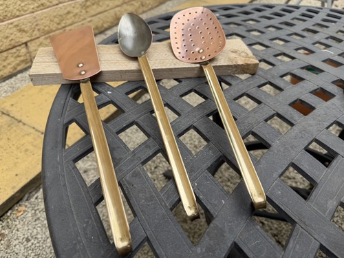 Vintage french copper utensil - french,