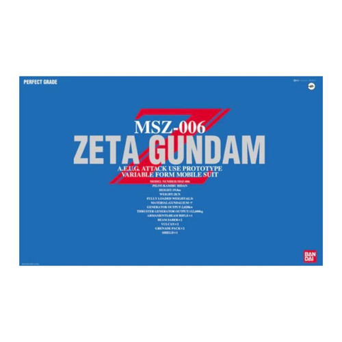 Bandai gundam msz 006 - bandai, zeta