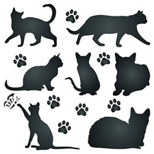 Stencil a forma di sagoma di