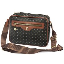 BRICIOLE Borsa 3 zip tasche borsetta donna tracolla fantasia scritte piccola new