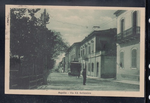 Cartolina aquila via - cartolina,