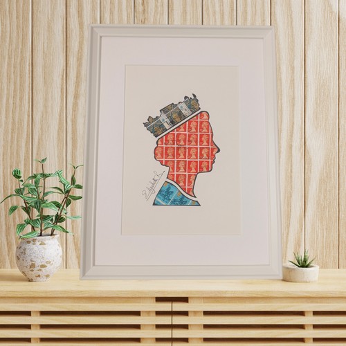 Elisabetta quadro regina - elisabetta,