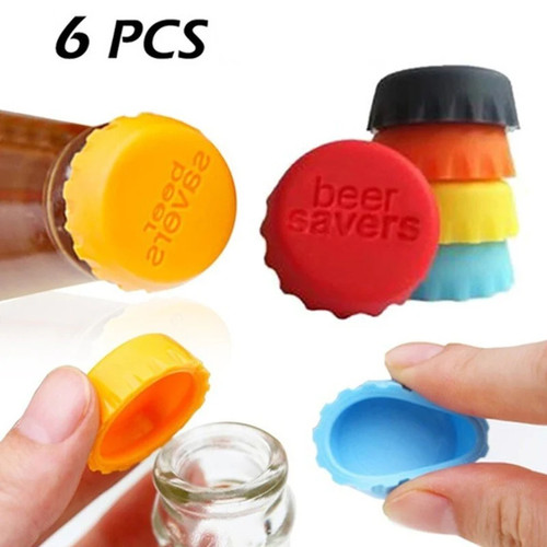Tappi bottiglia silicone - 6x,