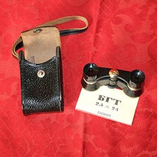 Binocolo da teatro 2,5×24-65  con custodia e certificato originale Russo