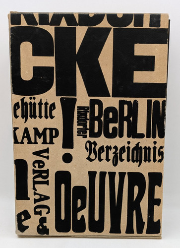 Werkstatt rixdorf druck oeuvre - rixdorf,