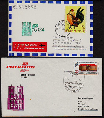Interflug 1980 - ✈2x,