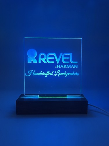 Insegna led altoparlanti revel - insegna,