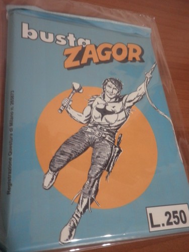 Zagor busta fumetti - zagor, anastatica