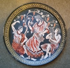 Piatto da parete in ceramica