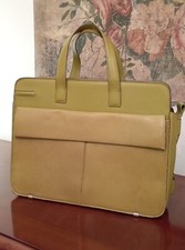 borsa cartella lavoro Piquadro, in pelle, borsetta porta pc e borsellino oggetti