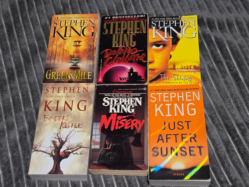 Stephen king books lot - books,