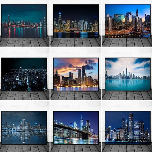 Stampa tela skyline - stampa, su