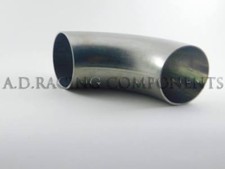 curva inox aisi 304 63,5 mm spessore 1,5 mm 90° a saldare per sistemi di scarico